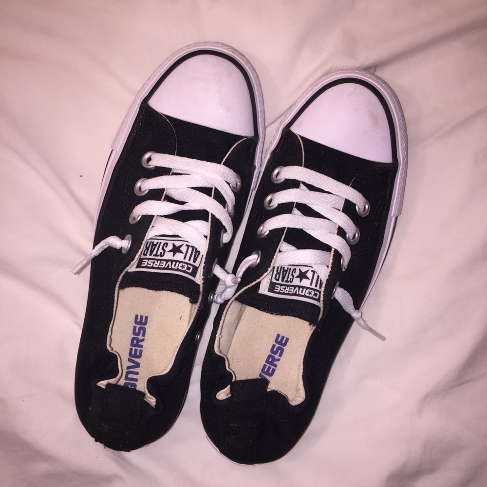 B&W slip on converse